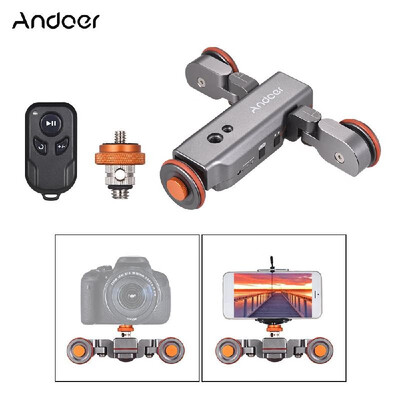Andoer L4 PRO Motorized Camera Video Dolly with Scale Indication Electric Track Slider Wireless Remote Control1800mAh Rechargeabl
Andoer L4 PRO Motorized Camera Video Dolly with Scale Indication Electric Track Slider Wireless Remote Control1800mAh Rechargeabl