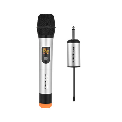 UHF Handheld Wireless Microphone Mic 50 Channels with Mini Receiver for Karaoke Business Meeting Speech Home Entertainment
UHF Handheld Wireless Microphone Mic 50 Channels with Mini Receiver for Karaoke Business Meeting Speech Home Entertainment