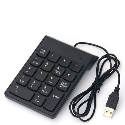 Wired USB Numeric Keypad Slim Mini Number Pad Digital Keyboard 18 Keys for iMacMac ProMacBookMacBook AirPro Laptop PC Notebook
Wired USB Numeric Keypad Slim Mini Number Pad Digital Keyboard 18 Keys for iMacMac ProMacBookMacBook AirPro Laptop PC Notebook