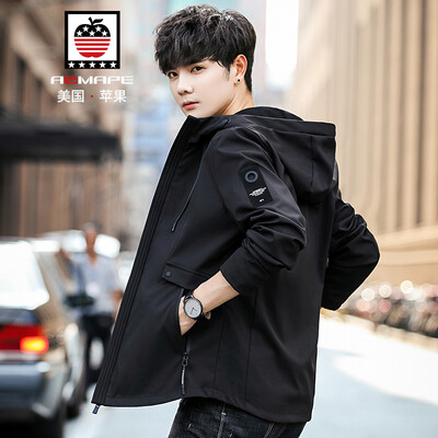AEMAPEAmerican Apple Jacket Mens Jacket 2019 Spring New Slim Hooded Mens Fashion Casual Trendy Baseball Clothes J1913 Black
AEMAPEAmerican Apple Jacket Mens Jacket 2019 Spring New Slim Hooded Mens Fashion Casual Trendy Baseball Clothes J1913 Black