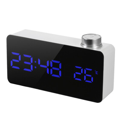 Digital LED Mirror Alarm Clock USB & Battery Operated 12H24H °C°F Display Alarm with Rotating Knob Adjustable LED Luminance Snoo
Digital LED Mirror Alarm Clock USB & Battery Operated 12H24H °C°F Display Alarm with Rotating Knob Adjustable LED Luminance Snoo
