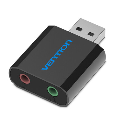 VENTION Mini Aluminum Alloy USB External Sound Card USB to 35mm AUX Out Audio Adapter For Microphone Speaker PS4 Laptop Desktop 
VENTION Mini Aluminum Alloy USB External Sound Card USB to 35mm AUX Out Audio Adapter For Microphone Speaker PS4 Laptop Desktop