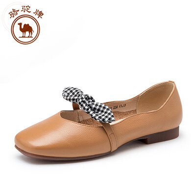 Camel single shoes womens fashion casual leather bow shallow mouth comfortable flat bottom W91504521 apricot 35225 yards
Camel single shoes womens fashion casual leather bow shallow mouth comfortable flat bottom W91504521 apricot 35225 yards