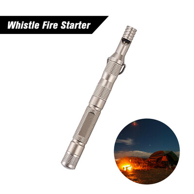 D3S Fire Starter Spark Magnesium Flint Safety Whistle Emergency Survival with Compass&Doctor Blade Defense Tool Grey
D3S Fire Starter Spark Magnesium Flint Safety Whistle Emergency Survival with Compass&Doctor Blade Defense Tool Grey
