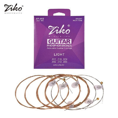 ZIKO DP-011 Custom Light Acoustic Guitar Strings Hexagon Alloy Wire Phosphor Bronze Wound Corrosion Resistant 6 Strings Set
ZIKO DP-011 Custom Light Acoustic Guitar Strings Hexagon Alloy Wire Phosphor Bronze Wound Corrosion Resistant 6 Strings Set