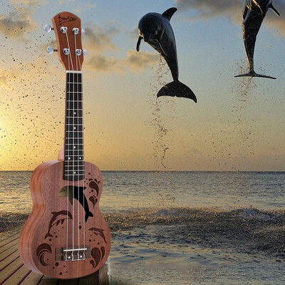 21" Mini Sapele Ukelele Rosewood Fingerboard Mahogany Neck Nylon String Matte Kids Gift
21" Mini Sapele Ukelele Rosewood Fingerboard Mahogany Neck Nylon String Matte Kids Gift