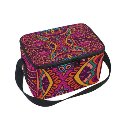 ALAZA Insulated Lunch Box Vintage Ethnic Pattern Lunch Bag for Men Women Portable Tote Bag Cooler Bag
ALAZA Insulated Lunch Box Vintage Ethnic Pattern Lunch Bag for Men Women Portable Tote Bag Cooler Bag