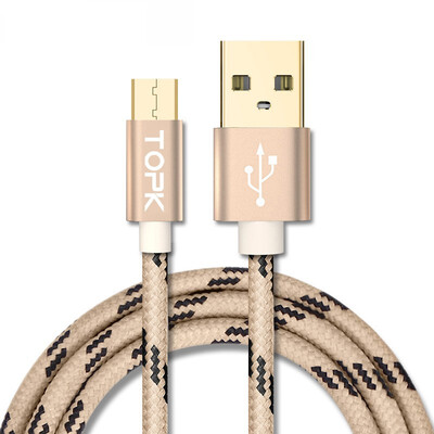 TOPK Micro USB Cable 2A Fast Data Sync Charging Cable For Samsung Huawei Xiaomi LG Andriod Microusb Mobile Phone Cables
TOPK Micro USB Cable 2A Fast Data Sync Charging Cable For Samsung Huawei Xiaomi LG Andriod Microusb Mobile Phone Cables