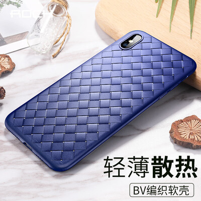 ROCK iPhoneXS Max Mobile Shell Apple XS Max Mobile Shell Scrub Silicone Anti-fall Soft Shell Cover Men&women Thin Business - Woven - Blue
ROCK iPhoneXS Max Mobile Shell Apple XS Max Mobile Shell Scrub Silicone Anti-fall Soft Shell Cover Men&women Thin Business - Woven - Blue