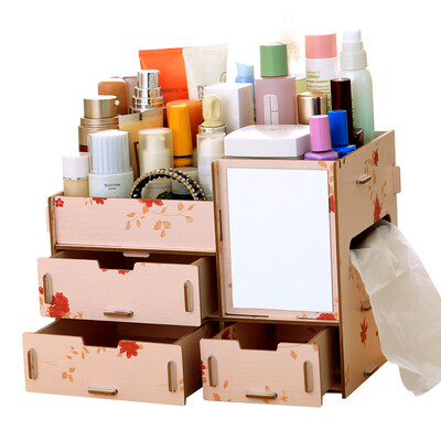 Multifunctional Desktop Storage Box Wooden Makeup Organizer Case with Mirror Multi Drawers Large Capacity DIY Jewelry Container Co
Multifunctional Desktop Storage Box Wooden Makeup Organizer Case with Mirror Multi Drawers Large Capacity DIY Jewelry Container Co