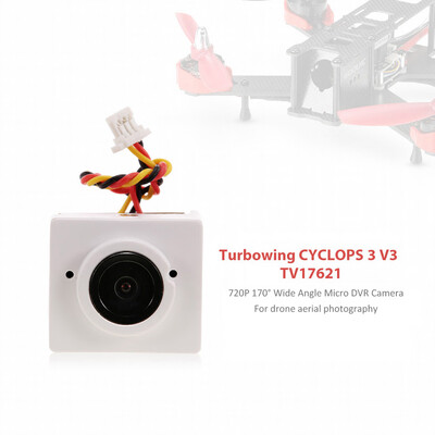 Turbowing CYCLOPS 3 V3 TV17621 720P 170° Wide Angle Micro DVR Camera for Drone Aerial Photography
Turbowing CYCLOPS 3 V3 TV17621 720P 170° Wide Angle Micro DVR Camera for Drone Aerial Photography