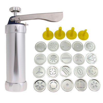 25Pcs Aluminium Alloy Press Machine Biscuit Making Pump Multi Pattern Cookie Biscuits Maker Cookies Mold Extruder Kitchen Cake Dec
25Pcs Aluminium Alloy Press Machine Biscuit Making Pump Multi Pattern Cookie Biscuits Maker Cookies Mold Extruder Kitchen Cake Dec