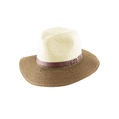 Korean Fashion Fedora Hat Leather Belt Color Block Panama Hat Beach Sun Straw Hat Unisex Blue&CoffeeRed&BlueBeige&Khaki
Korean Fashion Fedora Hat Leather Belt Color Block Panama Hat Beach Sun Straw Hat Unisex Blue&CoffeeRed&BlueBeige&Khaki