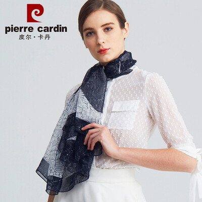 Pierre Cardin silk scarf women 2019 spring&summer new large square towel high-grade silk scarf shawl thin summer sunscreen seaside Valentine gift E12TM5704 black gray
Pierre Cardin silk scarf women 2019 spring&summer new large square towel high-grade silk scarf shawl thin summer sunscreen seaside Valentine gift E12TM5704 black gray
