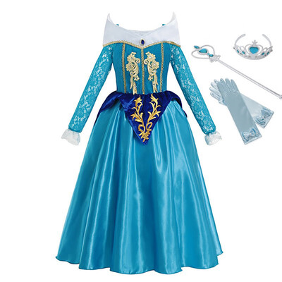 MUABABY Girls Blue Aurora Fancy Dress Up Clothes Long Sleeve Sleeping Beauty Princess Costume Kids Christmas Party Cosplay Gown
MUABABY Girls Blue Aurora Fancy Dress Up Clothes Long Sleeve Sleeping Beauty Princess Costume Kids Christmas Party Cosplay Gown