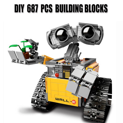 Wall-E Robot Building Blocks Toys Compatible With Lego DIY 687 PCS ABS Plastic Educational Brick Toy Birthday Gift For Kids
Wall-E Robot Building Blocks Toys Compatible With Lego DIY 687 PCS ABS Plastic Educational Brick Toy Birthday Gift For Kids