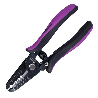 TOPFORZA SP-4102 Imported precision wire stripper double color handle electrician peeling pliers wire stripper 08-26mm
TOPFORZA SP-4102 Imported precision wire stripper double color handle electrician peeling pliers wire stripper 08-26mm