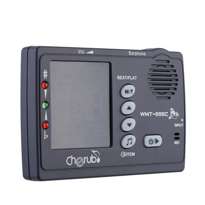 Cherub WMT-555C Multifunctional Electronic Digital Tuner & Metronome & Tone Generator 3 in 1 Intonation Trainer with Pickup&Cl
Cherub WMT-555C Multifunctional Electronic Digital Tuner & Metronome & Tone Generator 3 in 1 Intonation Trainer with Pickup&Cl