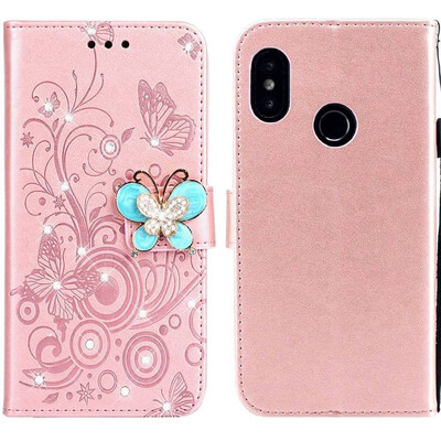 MOONCASE Millet Mi A2 Lite Red Rice 6 Pro Butterfly Rhinestone Embossed Leather Case - Rose Gold
MOONCASE Millet Mi A2 Lite Red Rice 6 Pro Butterfly Rhinestone Embossed Leather Case - Rose Gold