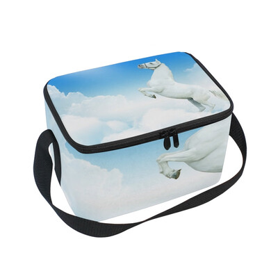 Lunch Box Insulated Lunch Bag Large Cooler White Cloud Horse Tote Bagfor Kids Men Women
Lunch Box Insulated Lunch Bag Large Cooler White Cloud Horse Tote Bagfor Kids Men Women