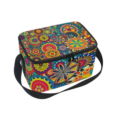 ALAZA Insulated Lunch Box Colorful Bohemia Style Lunch Bag for Men Women Portable Tote Bag Cooler Bag
ALAZA Insulated Lunch Box Colorful Bohemia Style Lunch Bag for Men Women Portable Tote Bag Cooler Bag