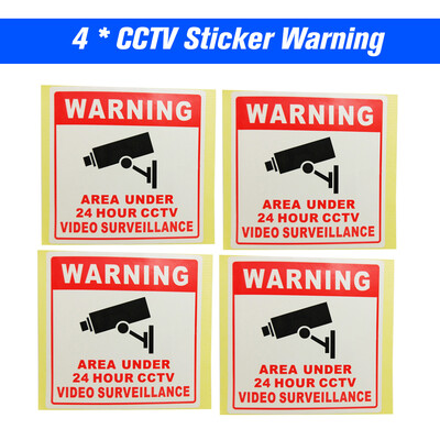 NEW 4pcslot Safurance Waterproof Sunscreen PVC Home CCTV Video Surveillance Security Camera Alarm Sticker 24 Hour Monitor Warning
NEW 4pcslot Safurance Waterproof Sunscreen PVC Home CCTV Video Surveillance Security Camera Alarm Sticker 24 Hour Monitor Warning