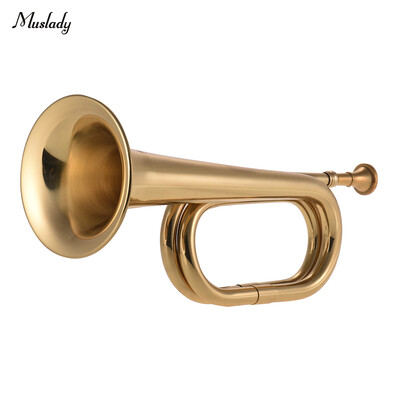 Muslady B Flat Bugle Call Trumpet Brass Cavalry Horn with Mouthpiece for School Band Cavalry Military Orchestra
Muslady B Flat Bugle Call Trumpet Brass Cavalry Horn with Mouthpiece for School Band Cavalry Military Orchestra