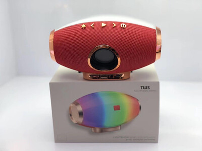 Outdoor portable bluetooth speaker colorful lights Mobile phone computer desktop audio FM radio light subwoofer music player MP3
Outdoor portable bluetooth speaker colorful lights Mobile phone computer desktop audio FM radio light subwoofer music player MP3