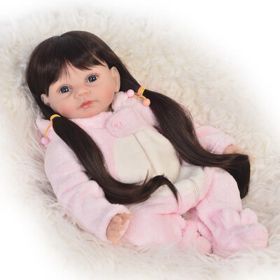Fashion 22 Inch Newborn Reborn Baby Girl Doll Silicone Soft Stuffed Body Preemie Baby Doll Toy For Kids Christmas Gifts
Fashion 22 Inch Newborn Reborn Baby Girl Doll Silicone Soft Stuffed Body Preemie Baby Doll Toy For Kids Christmas Gifts
