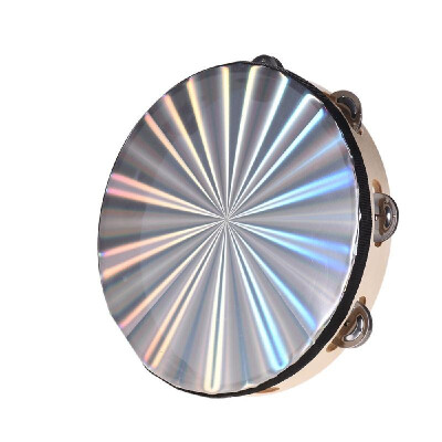 10 Inch Wooden Radiant Tambourine Handbell Hand Drum with Single Row Jingles Reflective Drum Head Percussion Instrument Musical To
10 Inch Wooden Radiant Tambourine Handbell Hand Drum with Single Row Jingles Reflective Drum Head Percussion Instrument Musical To