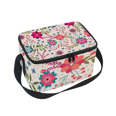 ALAZA Lunch Box Flowers Floral Insulated Lunch Bag Large Cooler Tote Bagfor Men Women
ALAZA Lunch Box Flowers Floral Insulated Lunch Bag Large Cooler Tote Bagfor Men Women