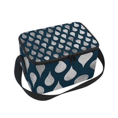 ALAZA Insulated Lunch Box Blue Drop Lunch Bag for Men Women Portable Tote Bag Cooler Bag
ALAZA Insulated Lunch Box Blue Drop Lunch Bag for Men Women Portable Tote Bag Cooler Bag