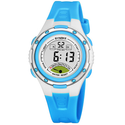 SYNOKE Sport Children Wrist Watches LED Digital Stopwatch Alarm Luminous Water Resistant Girl Boy Watch
SYNOKE Sport Children Wrist Watches LED Digital Stopwatch Alarm Luminous Water Resistant Girl Boy Watch