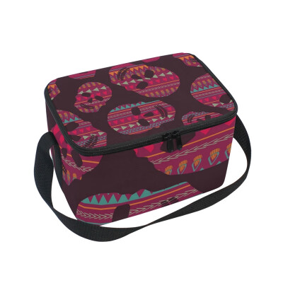 ALAZA Lunch Box Insulated Lunch Bag Large Cooler Tote Bag Geometric Skulls for Men Women Girls Boys
ALAZA Lunch Box Insulated Lunch Bag Large Cooler Tote Bag Geometric Skulls for Men Women Girls Boys
