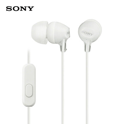 SONY MDR-EX15AP Headphones 35mm Wired Earbud Smart Phone Headset Hands-free with Mic In-line Control EX Series
SONY MDR-EX15AP Headphones 35mm Wired Earbud Smart Phone Headset Hands-free with Mic In-line Control EX Series