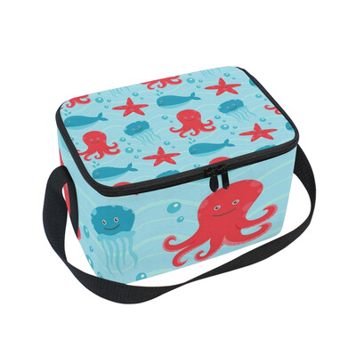 ALAZA Lunch Box Insulated Whale And Octopus Lunch Bag Large Cooler Tote Bagfor Men Women
ALAZA Lunch Box Insulated Whale And Octopus Lunch Bag Large Cooler Tote Bagfor Men Women