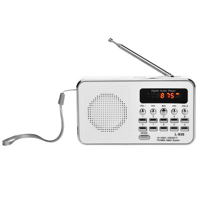 938 Mini FM Radio Digital Portable 3W Stereo Speaker MP3 Audio Player High Fidelity Sound Quality w 15 Inch Display Screen Sup
938 Mini FM Radio Digital Portable 3W Stereo Speaker MP3 Audio Player High Fidelity Sound Quality w 15 Inch Display Screen Sup