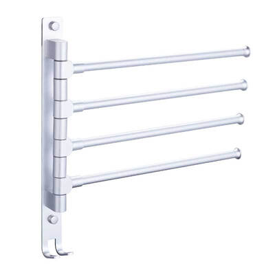 YOUQIN YOUQIN free punching rotating towel rack bathroom rack space aluminum bathroom wall hanging towel rack activity four rod with hook toilet
YOUQIN YOUQIN free punching rotating towel rack bathroom rack space aluminum bathroom wall hanging towel rack activity four rod with hook toilet