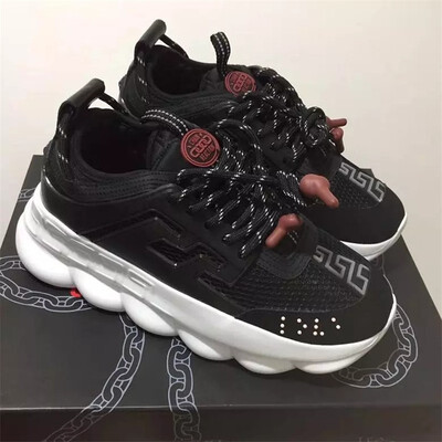 Chain Reaction Casual Designer Sneakers Sport Fashion Casual Shoes Trainer Lightweight Link-Embossed Sole With Dust Bag
Chain Reaction Casual Designer Sneakers Sport Fashion Casual Shoes Trainer Lightweight Link-Embossed Sole With Dust Bag