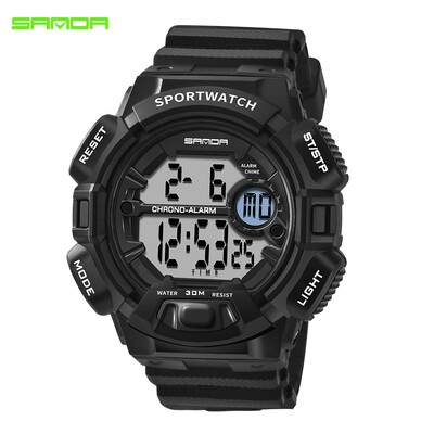 SANDA 319 Electronic Sport Watch Men Waterproof Watches Digital LED Back Light Wristwatch for Male Clock
SANDA 319 Electronic Sport Watch Men Waterproof Watches Digital LED Back Light Wristwatch for Male Clock