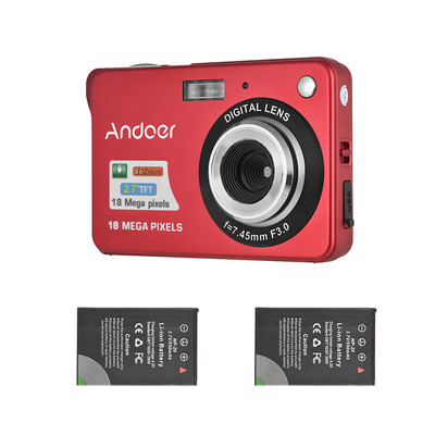Andoer 18M 720P HD Digital Camera Video Camcorder with 2pcs Rechargeable Batteries 8X Digital Zoom Anti-shake 27inch LCD Kids Chr
Andoer 18M 720P HD Digital Camera Video Camcorder with 2pcs Rechargeable Batteries 8X Digital Zoom Anti-shake 27inch LCD Kids Chr