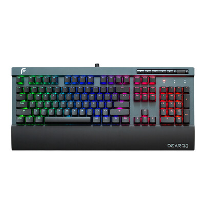 Dharmo F5 Freedom Fighter Cherry Original Cherry Axis Red Axis Mechanical Keyboard RGB Colorful Backlight Aluminum Panel Mechanical Keyboard Deep Dark Black Gray
Dharmo F5 Freedom Fighter Cherry Original Cherry Axis Red Axis Mechanical Keyboard RGB Colorful Backlight Aluminum Panel Mechanical Keyboard Deep Dark Black Gray