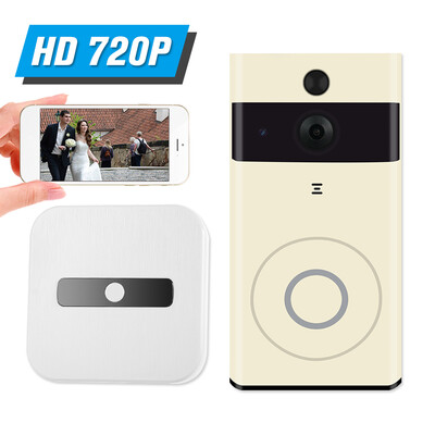 WiFi Smart Wireless Security DoorBell Smart HD 720P Visual Intercom Recording Video Door Phone With Indoor Ding-Dong APP Remote Ho
WiFi Smart Wireless Security DoorBell Smart HD 720P Visual Intercom Recording Video Door Phone With Indoor Ding-Dong APP Remote Ho