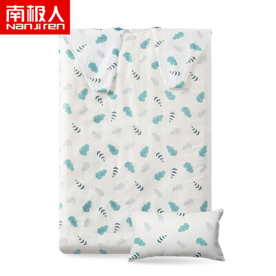 Antarctic Nanjiren baby sleeping bag spring&summer cotton childrens quilt baby is prevented from kicking quilt detachable liner set white print green leaf 90150cm
Antarctic Nanjiren baby sleeping bag spring&summer cotton childrens quilt baby is prevented from kicking quilt detachable liner set white print green leaf 90150cm
