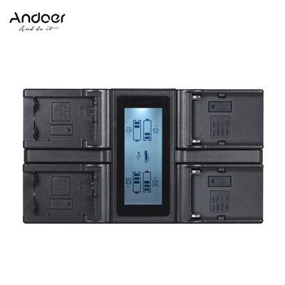 Andoer NP-FZ100 4-Channel LCD Camera Battery Charger for Sony A7III A9 A7RIII A7SIII with DC Car Charger
Andoer NP-FZ100 4-Channel LCD Camera Battery Charger for Sony A7III A9 A7RIII A7SIII with DC Car Charger
