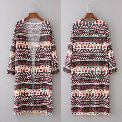 New Women Kimono Cardigan Beach Cover Up Floral Geometric Print Chiffon Boho Long Loose Casual Blouse Top Burgundy
New Women Kimono Cardigan Beach Cover Up Floral Geometric Print Chiffon Boho Long Loose Casual Blouse Top Burgundy