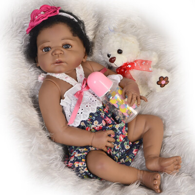 New Design 23 Inch Reborn Alive Girl Doll Full Silicone Body Realistic Newborn Babies Doll Wear Rose Dress Kids Christmas Gifts
New Design 23 Inch Reborn Alive Girl Doll Full Silicone Body Realistic Newborn Babies Doll Wear Rose Dress Kids Christmas Gifts