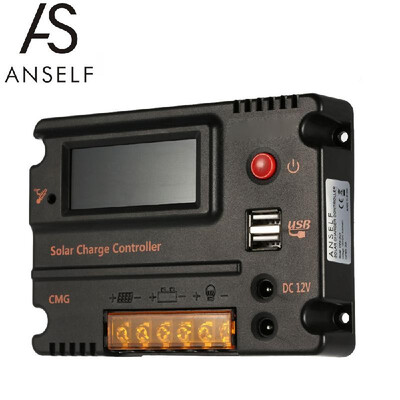 Anself 10A 12V 24V LCD Solar Charge Controller Panel Battery Regulator Auto Switch Overload Protection Temperature Compensation
Anself 10A 12V 24V LCD Solar Charge Controller Panel Battery Regulator Auto Switch Overload Protection Temperature Compensation