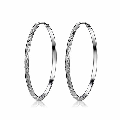 Personality Circle 925 Sterling Silver Female Fashion Exaggeration Jewelry Accessories Creative Hoop Earrings for Women Girls
Personality Circle 925 Sterling Silver Female Fashion Exaggeration Jewelry Accessories Creative Hoop Earrings for Women Girls