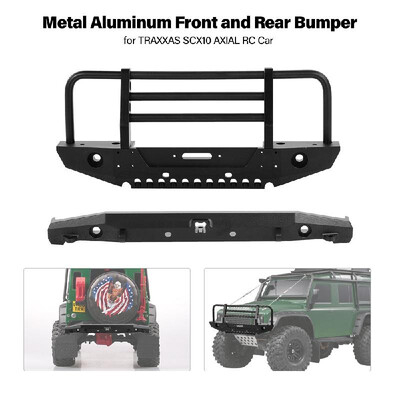 Front&Rear Metal Bumpers with 4LED Lights Trailer Tail Hook for 110 TRAXXAS SCX10 AXIAL RC Car
Front&Rear Metal Bumpers with 4LED Lights Trailer Tail Hook for 110 TRAXXAS SCX10 AXIAL RC Car